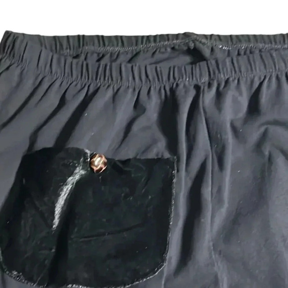 black open cardigan and pants set. Velvet patch pockets, XL.,NWT. Mina et Bina - Picture 13 of 15